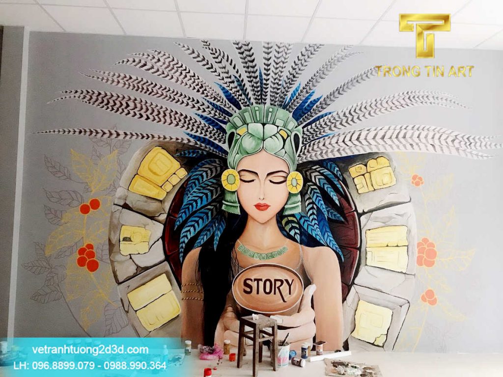VẼ TRANH TƯỜNG 3D MỸ THUẬT TRỌNG TÍN ART