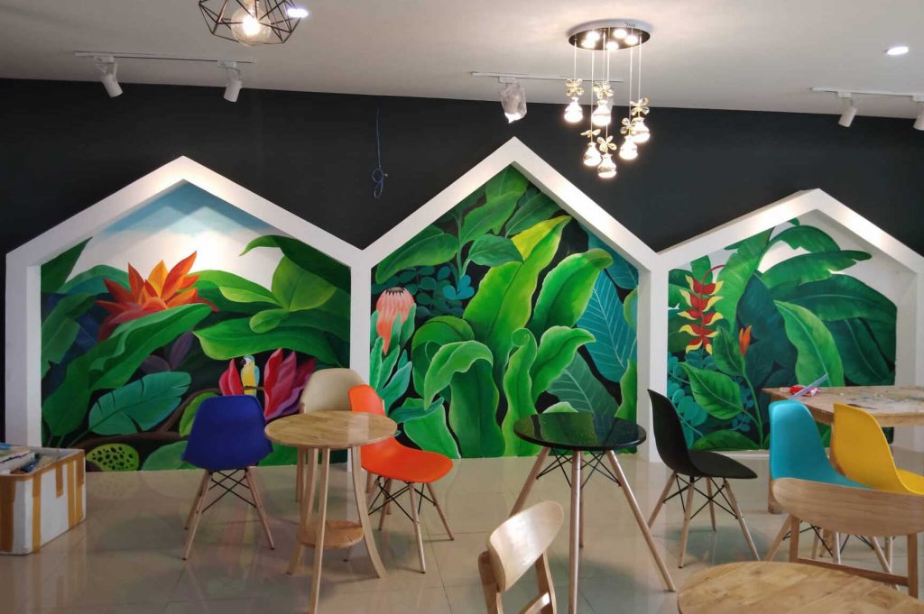 VẼ TRANH TƯỜNG 3D MỸ THUẬT TRỌNG TÍN ART
