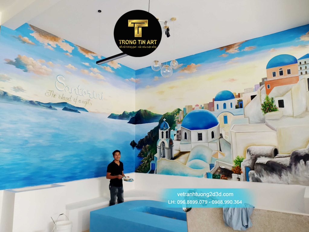 VẼ TRANH TƯỜNG 3D MỸ THUẬT TRỌNG TÍN ART