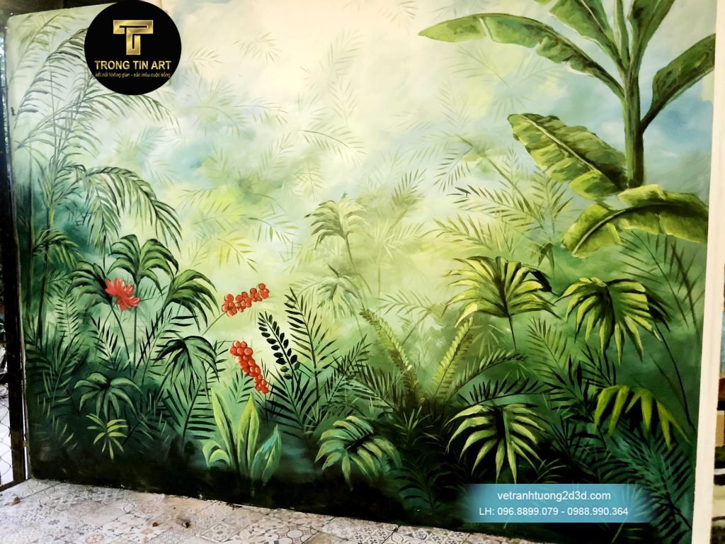 VẼ TRANH TƯỜNG 3D MỸ THUẬT TRỌNG TÍN ART