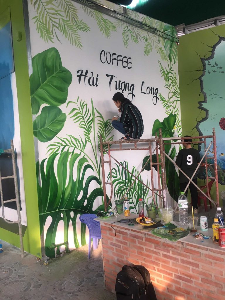 VẼ TRANH TƯỜNG 3D MỸ THUẬT TRỌNG TÍN ART