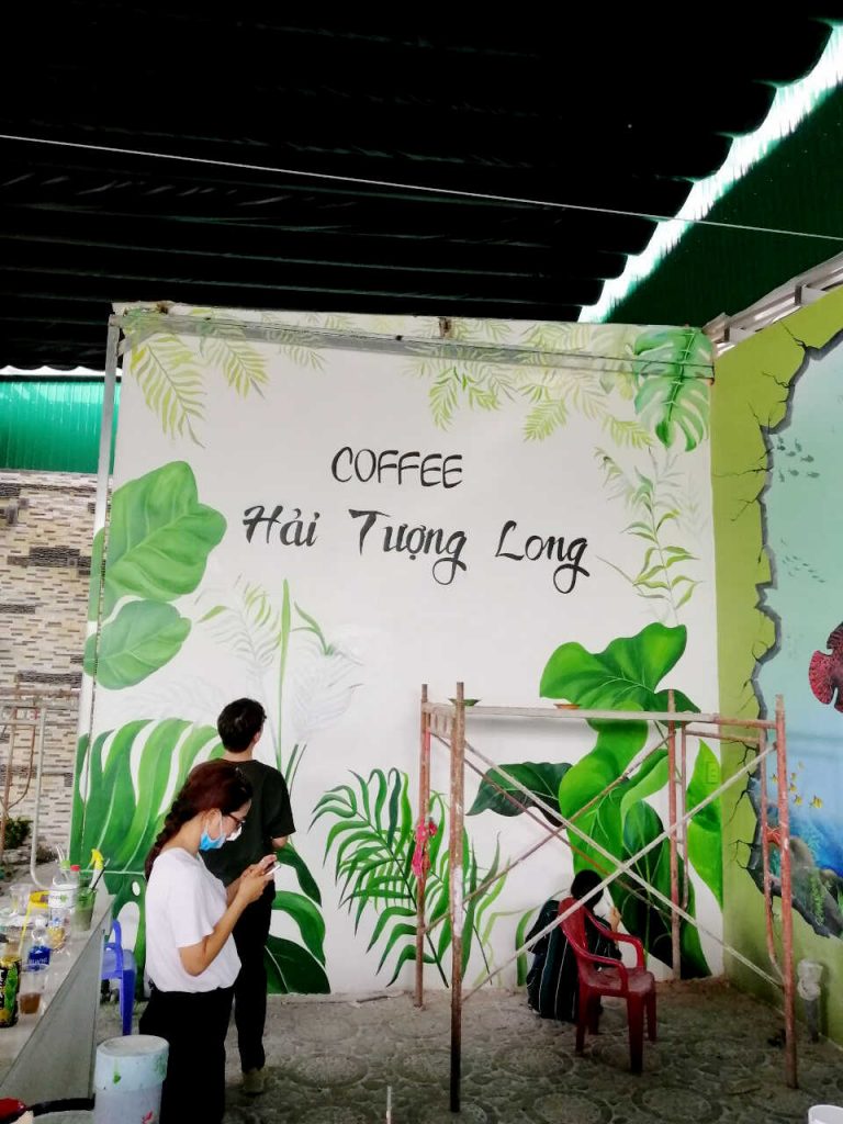 VẼ TRANH TƯỜNG 3D MỸ THUẬT TRỌNG TÍN ART
