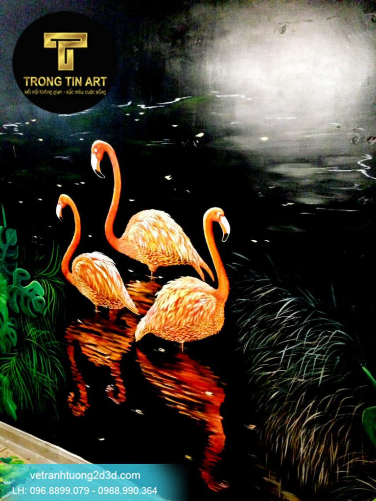 VẼ TRANH TƯỜNG 3D MỸ THUẬT TRỌNG TÍN ART