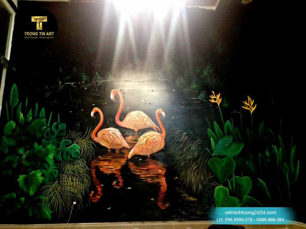 VẼ TRANH TƯỜNG 3D MỸ THUẬT TRỌNG TÍN ART