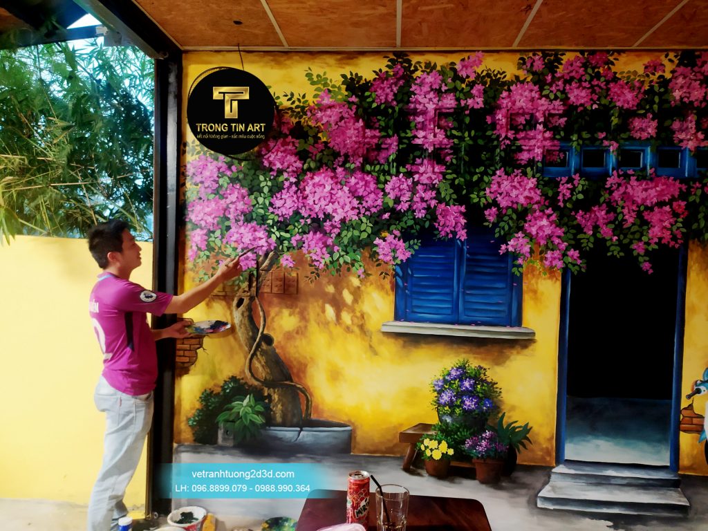 VẼ TRANH TƯỜNG 3D MỸ THUẬT TRỌNG TÍN ART