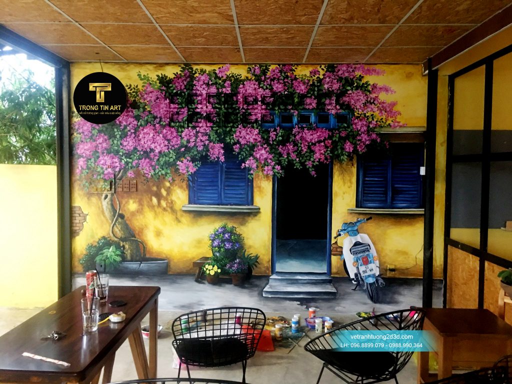 VẼ TRANH TƯỜNG 3D MỸ THUẬT TRỌNG TÍN ART