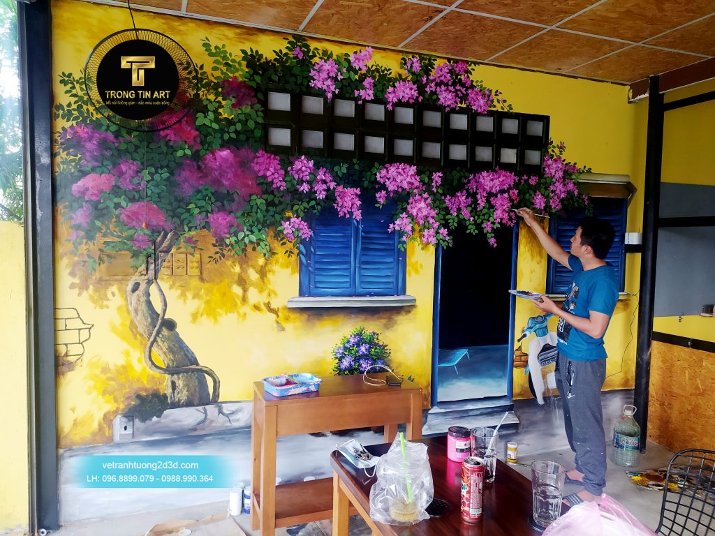 VẼ TRANH TƯỜNG 3D MỸ THUẬT TRỌNG TÍN ART