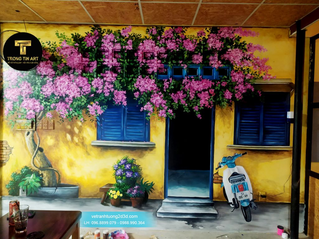 VẼ TRANH TƯỜNG 3D MỸ THUẬT TRỌNG TÍN ART