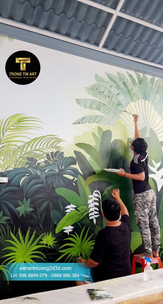 VẼ TRANH TƯỜNG 3D MỸ THUẬT TRỌNG TÍN ART