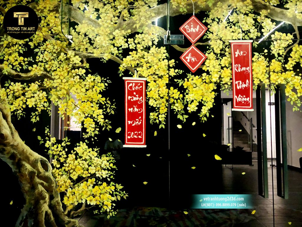 VẼ TRANH TƯỜNG 3D MỸ THUẬT TRỌNG TÍN ART