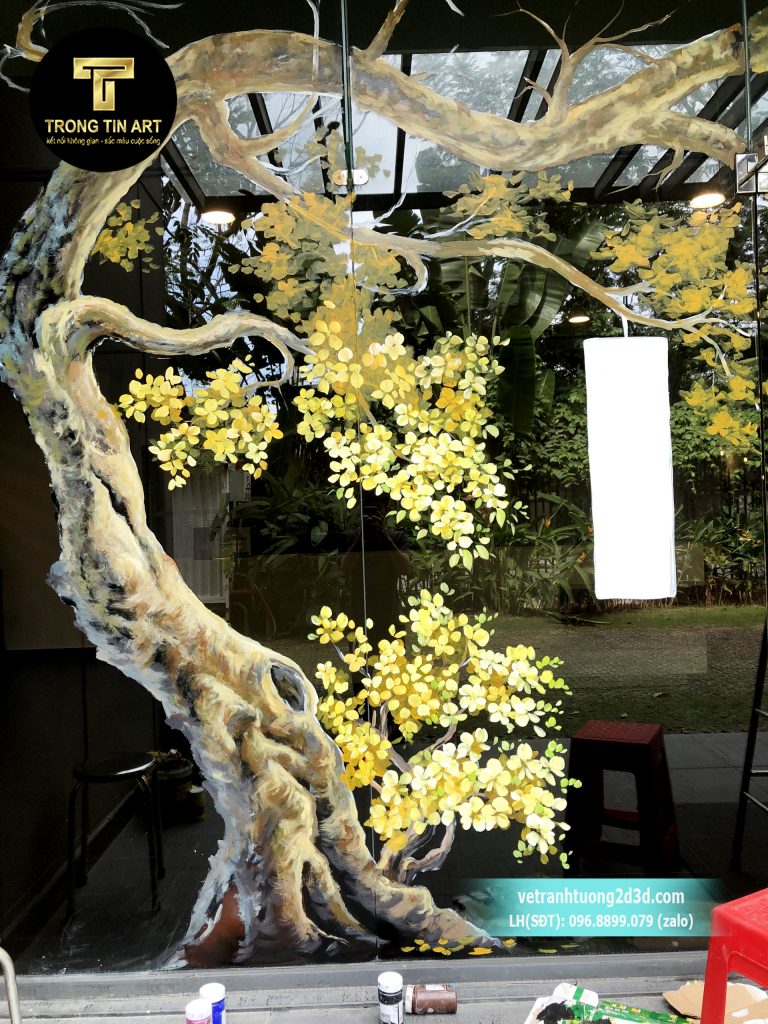 VẼ TRANH TƯỜNG 3D MỸ THUẬT TRỌNG TÍN ART
