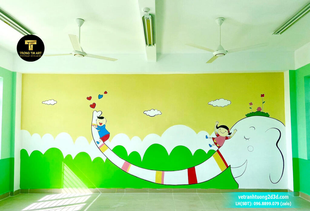 VẼ TRANH TƯỜNG 3D MỸ THUẬT TRỌNG TÍN ART