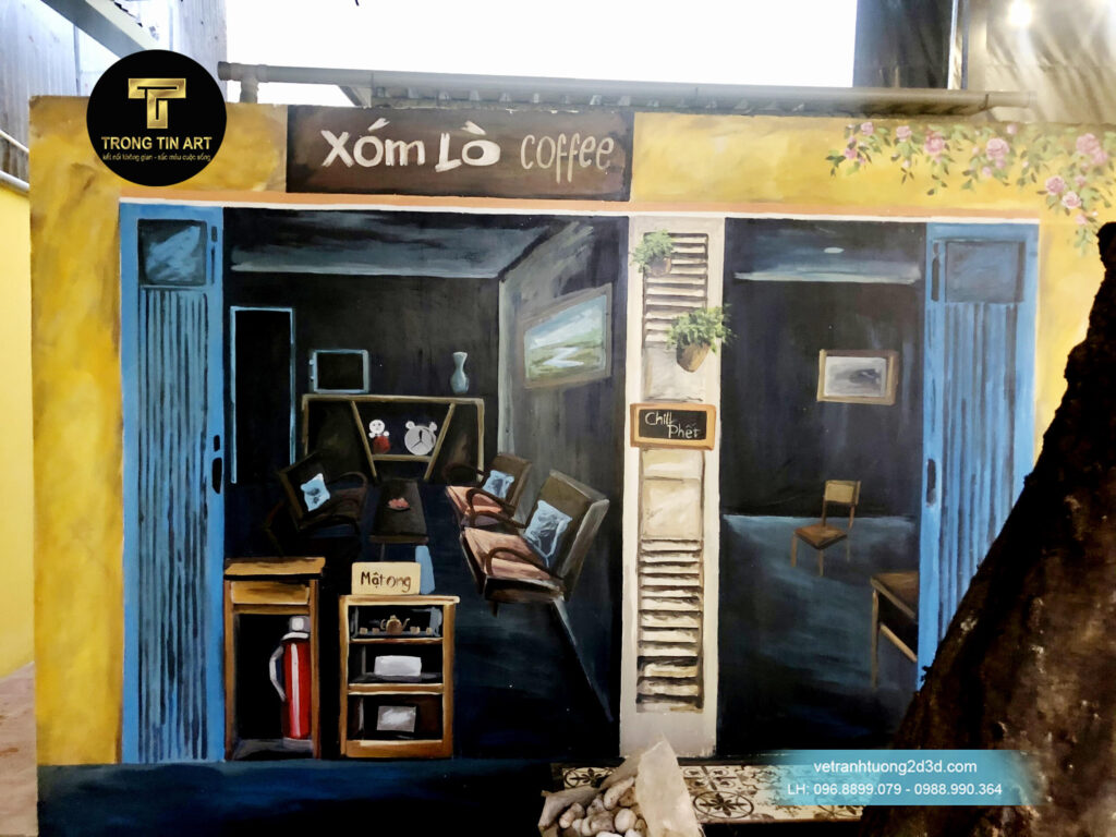VẼ TRANH TƯỜNG 3D MỸ THUẬT TRỌNG TÍN ART