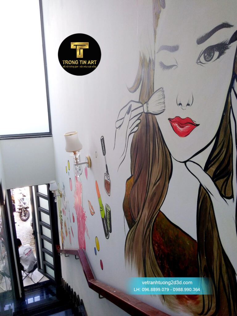 VẼ TRANH TƯỜNG 3D MỸ THUẬT TRỌNG TÍN ART