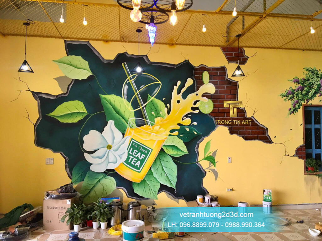 VẼ TRANH TƯỜNG 3D MỸ THUẬT TRỌNG TÍN ART