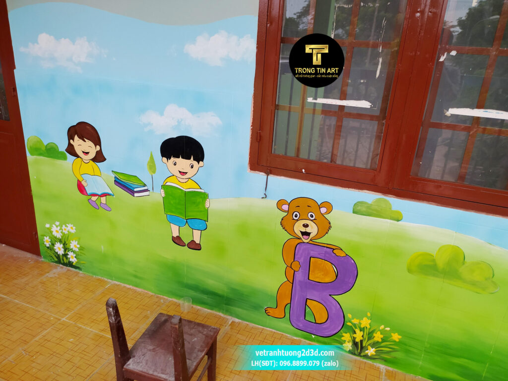 VẼ TRANH TƯỜNG 3D MỸ THUẬT TRỌNG TÍN ART