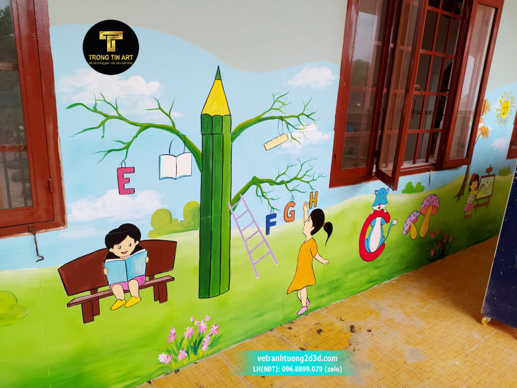 VẼ TRANH TƯỜNG 3D MỸ THUẬT TRỌNG TÍN ART