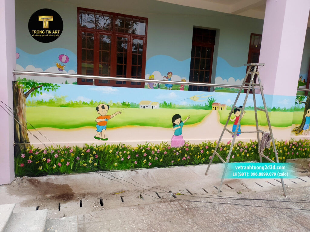 VẼ TRANH TƯỜNG 3D MỸ THUẬT TRỌNG TÍN ART