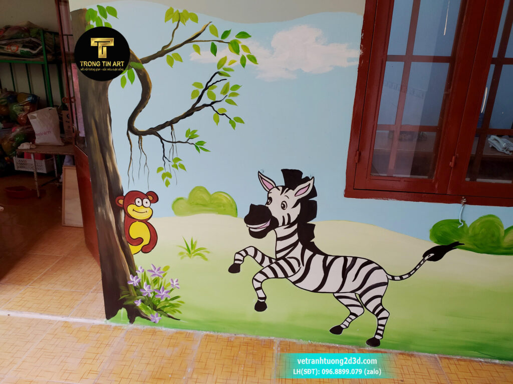 VẼ TRANH TƯỜNG 3D MỸ THUẬT TRỌNG TÍN ART