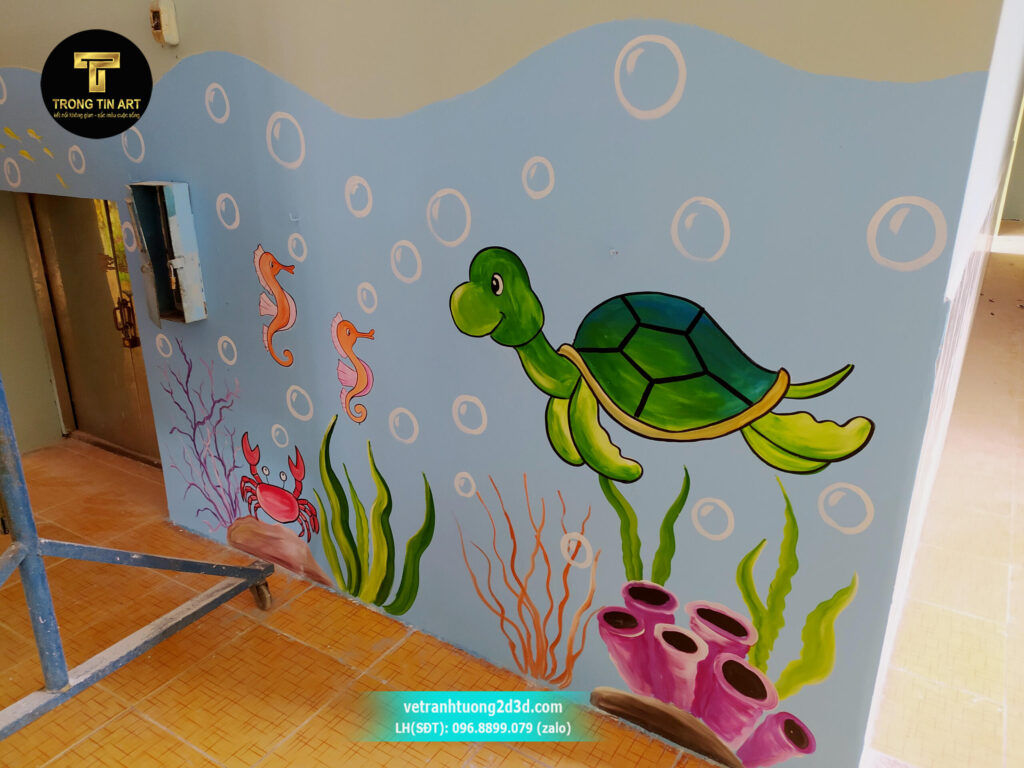 VẼ TRANH TƯỜNG 3D MỸ THUẬT TRỌNG TÍN ART