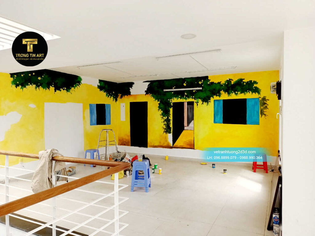 VẼ TRANH TƯỜNG 3D MỸ THUẬT TRỌNG TÍN ART