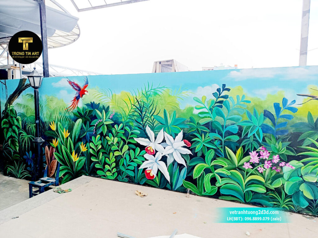 VẼ TRANH TƯỜNG 3D MỸ THUẬT TRỌNG TÍN ART