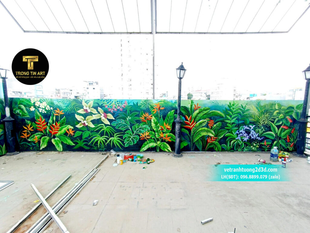 VẼ TRANH TƯỜNG 3D MỸ THUẬT TRỌNG TÍN ART