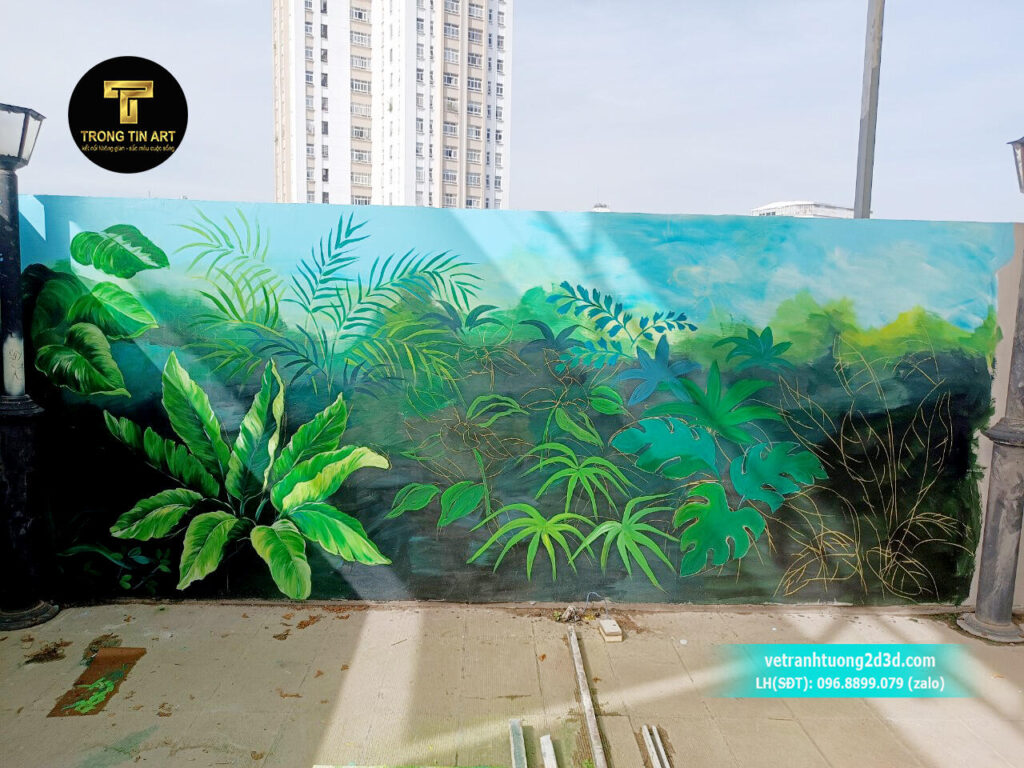 VẼ TRANH TƯỜNG 3D MỸ THUẬT TRỌNG TÍN ART