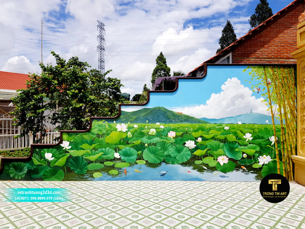 VẼ TRANH TƯỜNG 3D MỸ THUẬT TRỌNG TÍN ART