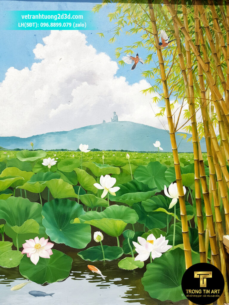 VẼ TRANH TƯỜNG 3D MỸ THUẬT TRỌNG TÍN ART