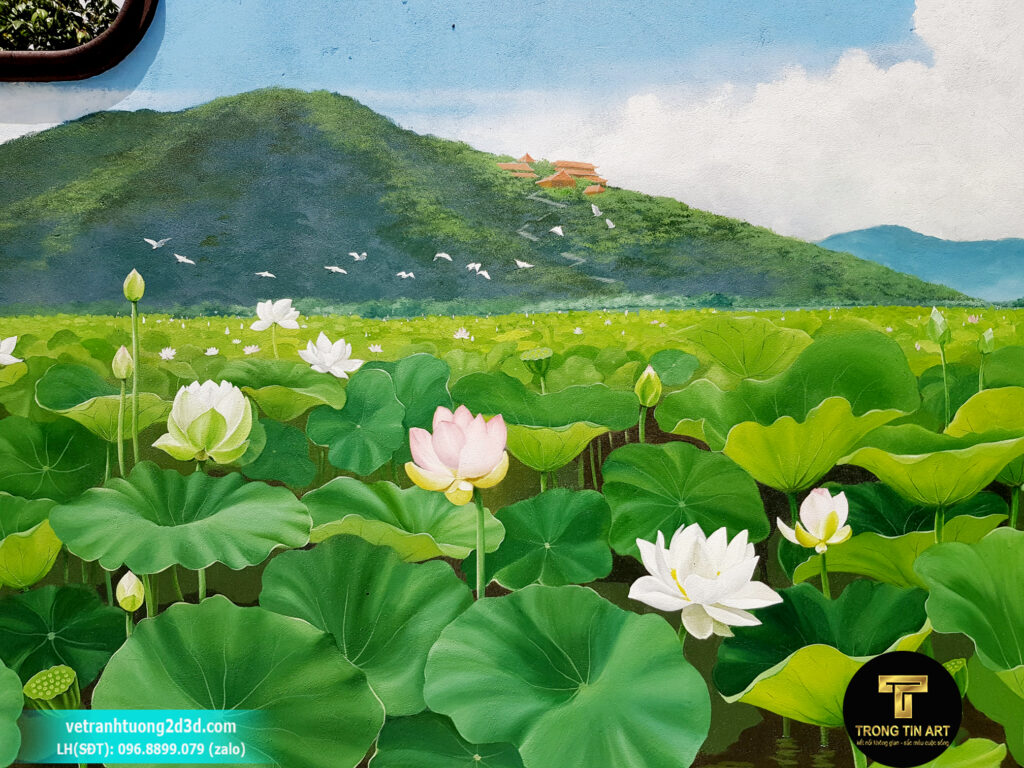 VẼ TRANH TƯỜNG 3D MỸ THUẬT TRỌNG TÍN ART