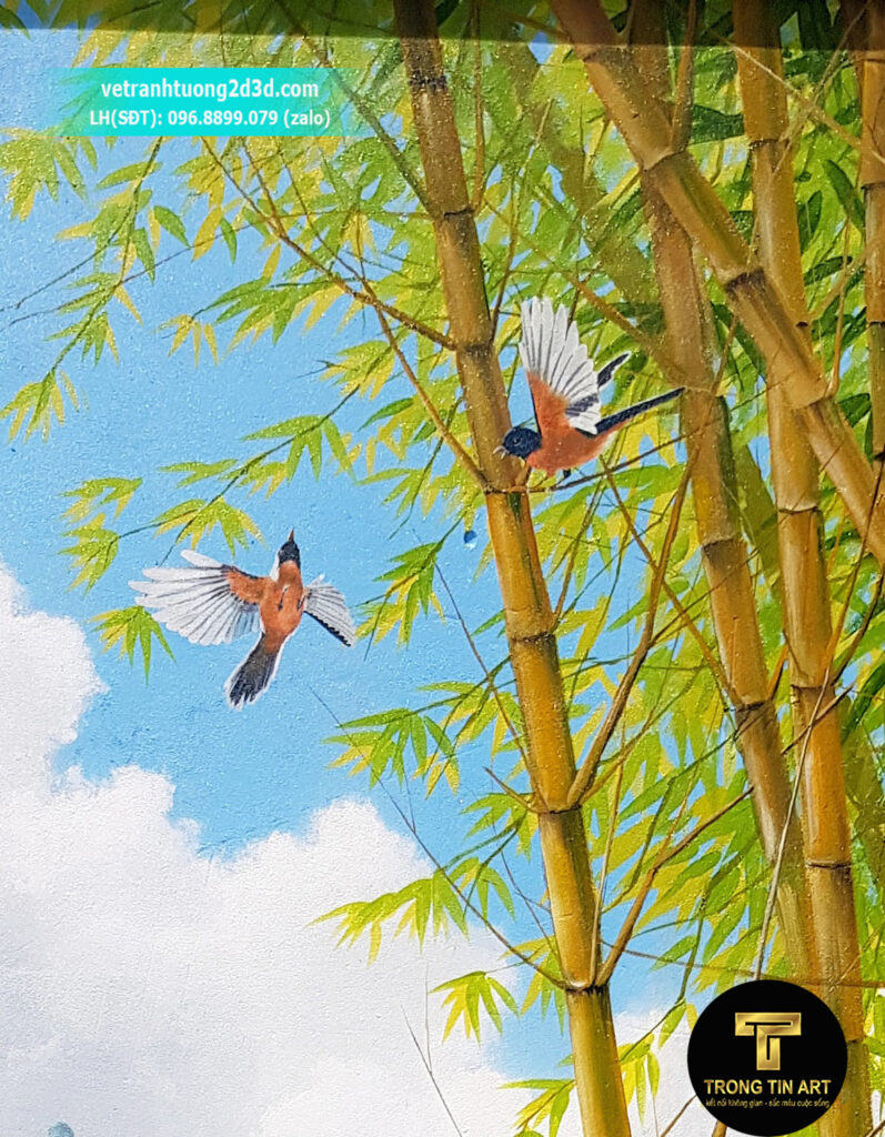 VẼ TRANH TƯỜNG 3D MỸ THUẬT TRỌNG TÍN ART