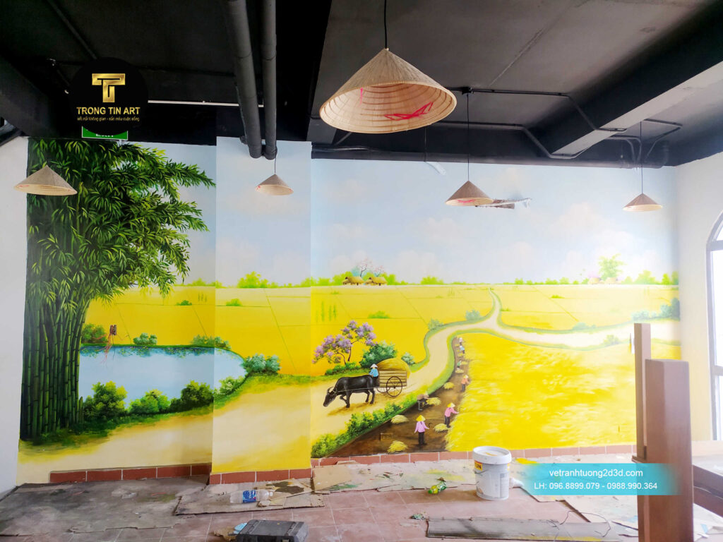 VẼ TRANH TƯỜNG 3D MỸ THUẬT TRỌNG TÍN ART