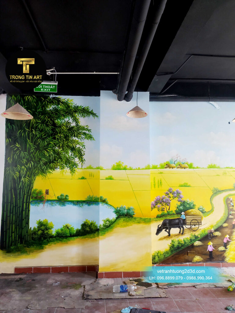 VẼ TRANH TƯỜNG 3D MỸ THUẬT TRỌNG TÍN ART