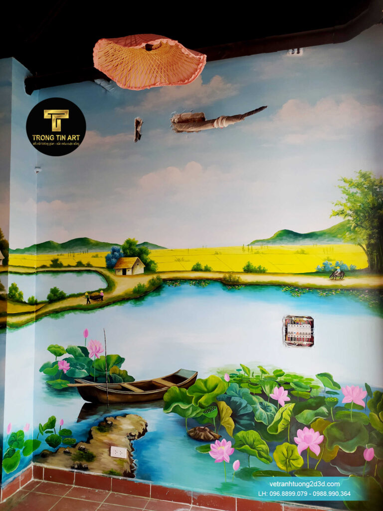 VẼ TRANH TƯỜNG 3D MỸ THUẬT TRỌNG TÍN ART