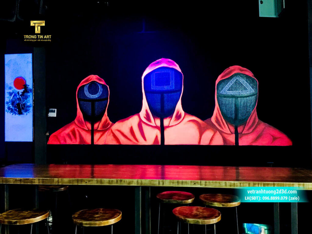 VẼ TRANH TƯỜNG 3D MỸ THUẬT TRỌNG TÍN ART