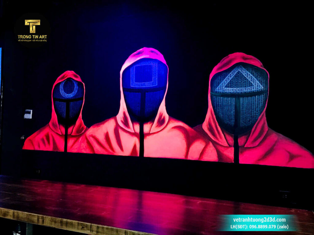 VẼ TRANH TƯỜNG 3D MỸ THUẬT TRỌNG TÍN ART