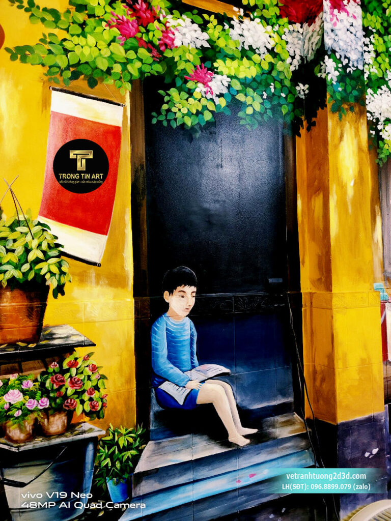 VẼ TRANH TƯỜNG 3D MỸ THUẬT TRỌNG TÍN ART