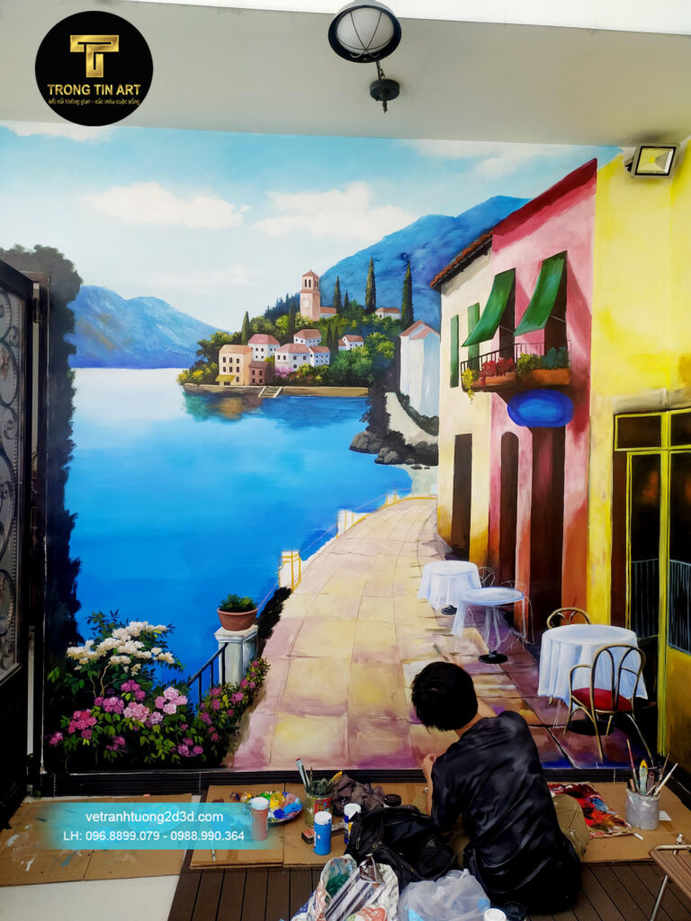VẼ TRANH TƯỜNG 3D MỸ THUẬT TRỌNG TÍN ART