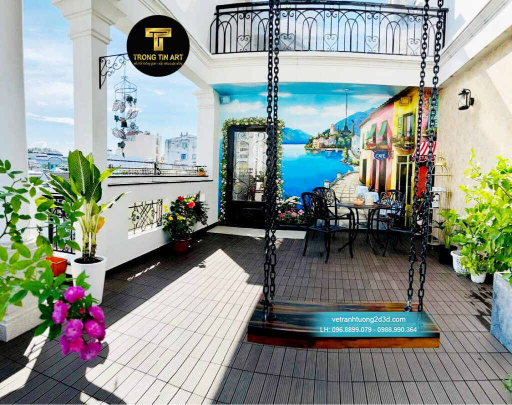 VẼ TRANH TƯỜNG 3D MỸ THUẬT TRỌNG TÍN ART