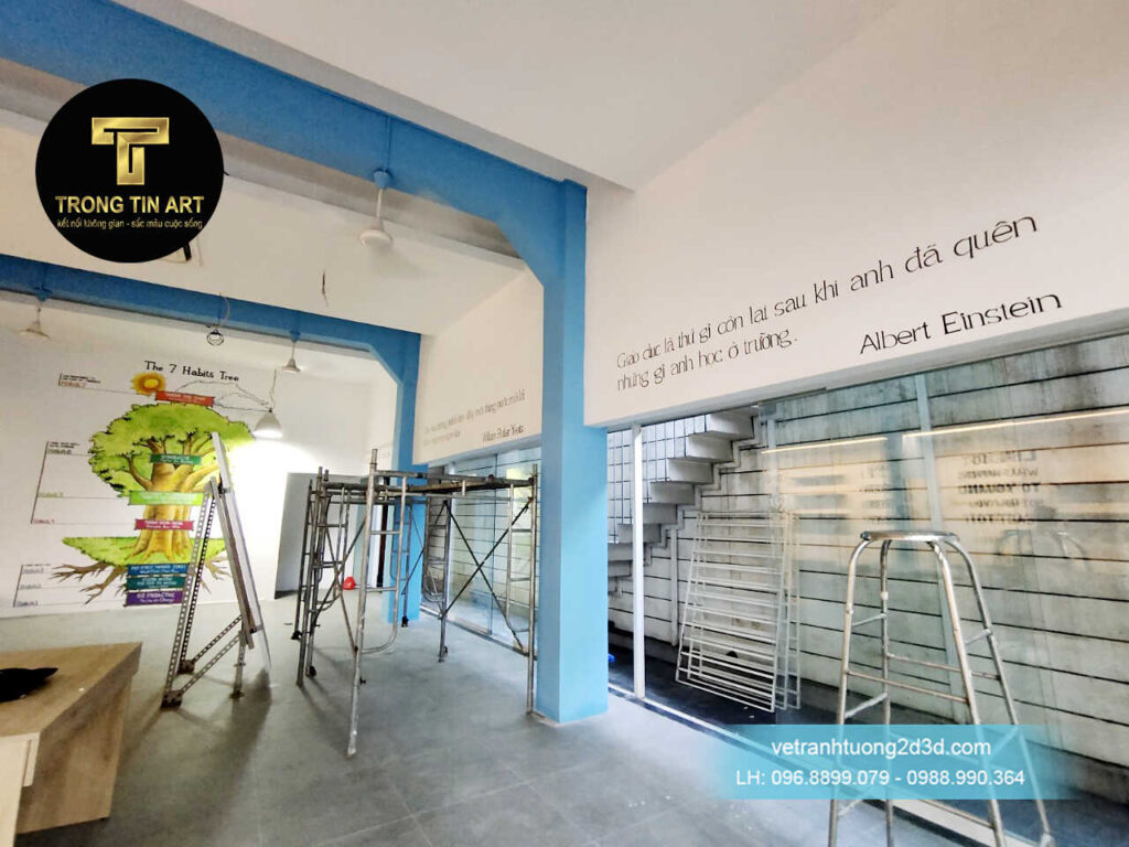 VẼ TRANH TƯỜNG 3D MỸ THUẬT TRỌNG TÍN ART