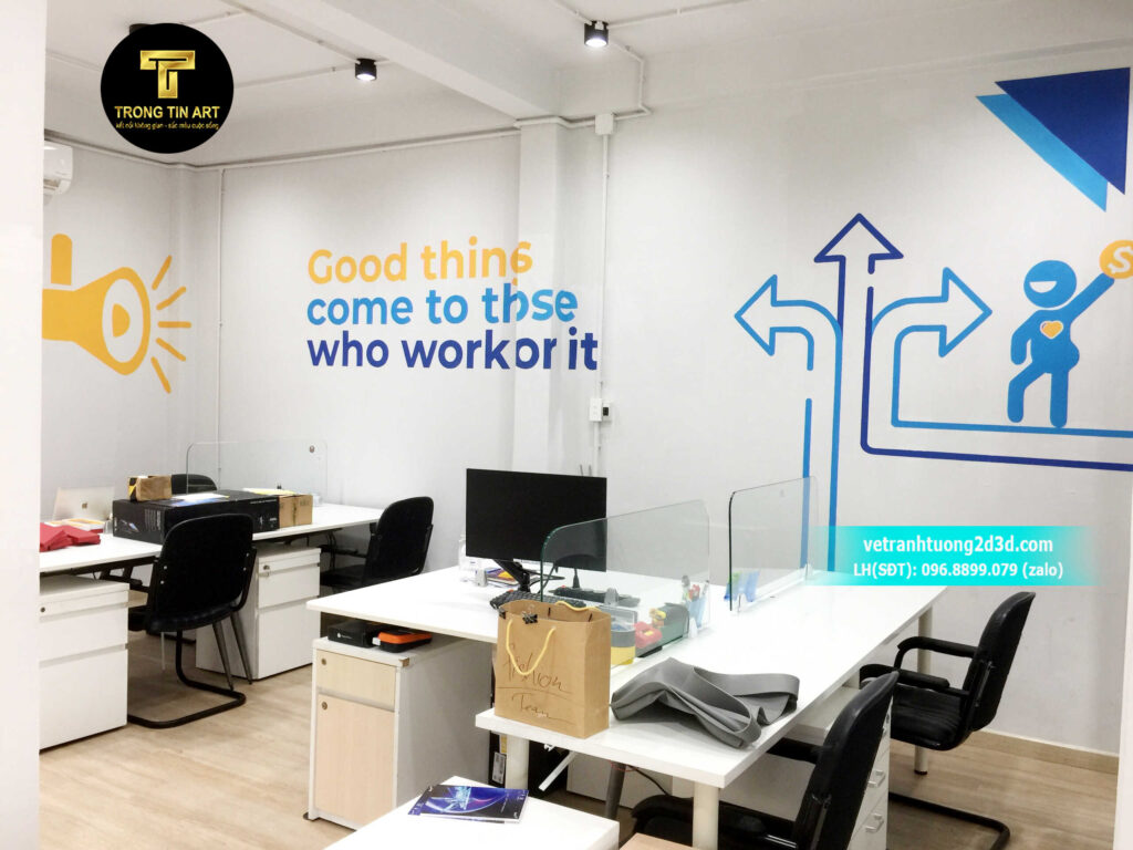VẼ TRANH TƯỜNG 3D MỸ THUẬT TRỌNG TÍN ART