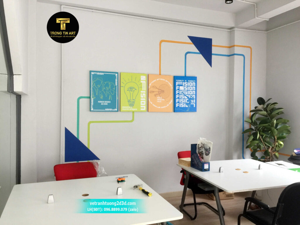 VẼ TRANH TƯỜNG 3D MỸ THUẬT TRỌNG TÍN ART