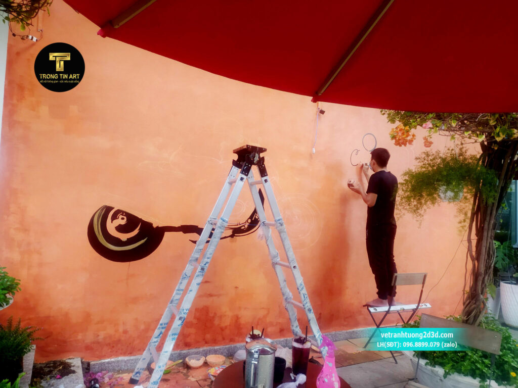 VẼ TRANH TƯỜNG 3D MỸ THUẬT TRỌNG TÍN ART