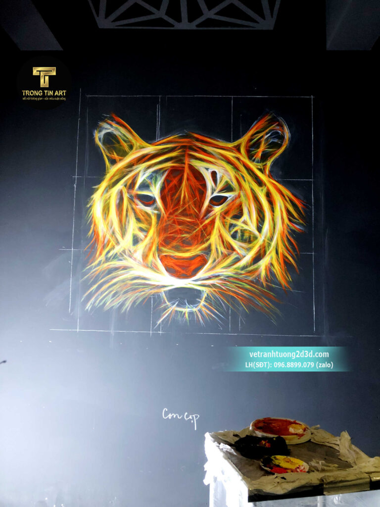 VẼ TRANH TƯỜNG 3D MỸ THUẬT TRỌNG TÍN ART