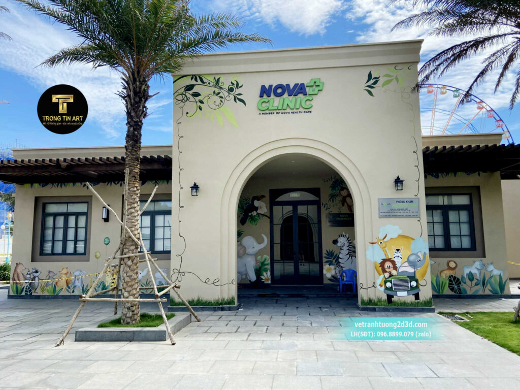 VẼ TRANH TƯỜNG 3D MỸ THUẬT TRỌNG TÍN ART
