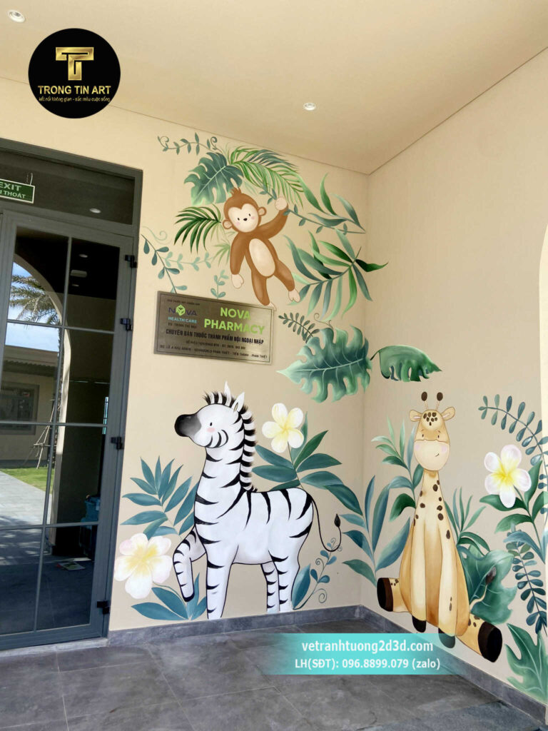 VẼ TRANH TƯỜNG 3D MỸ THUẬT TRỌNG TÍN ART