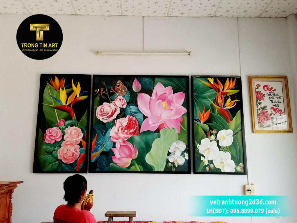 VẼ TRANH TƯỜNG 3D MỸ THUẬT TRỌNG TÍN ART