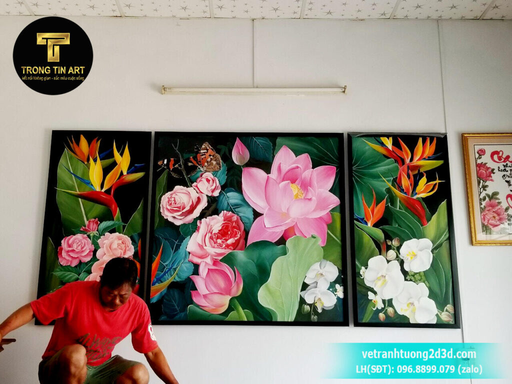 VẼ TRANH TƯỜNG 3D MỸ THUẬT TRỌNG TÍN ART
