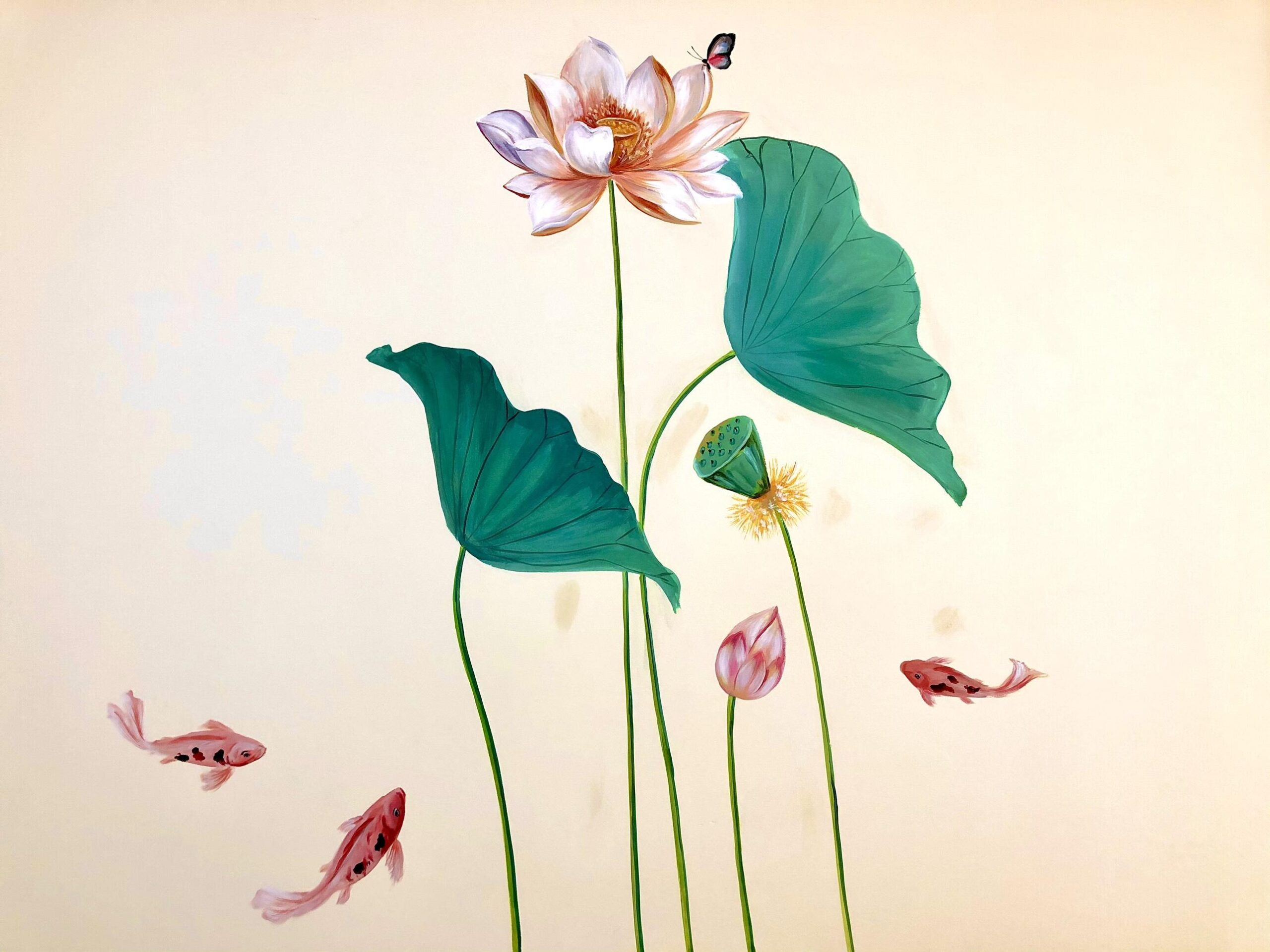 99 mẫu tranh hoa sen phong thủy đẹp nhất thế giới 2020  Tranh Sơn Dầu  Phương Nguyên